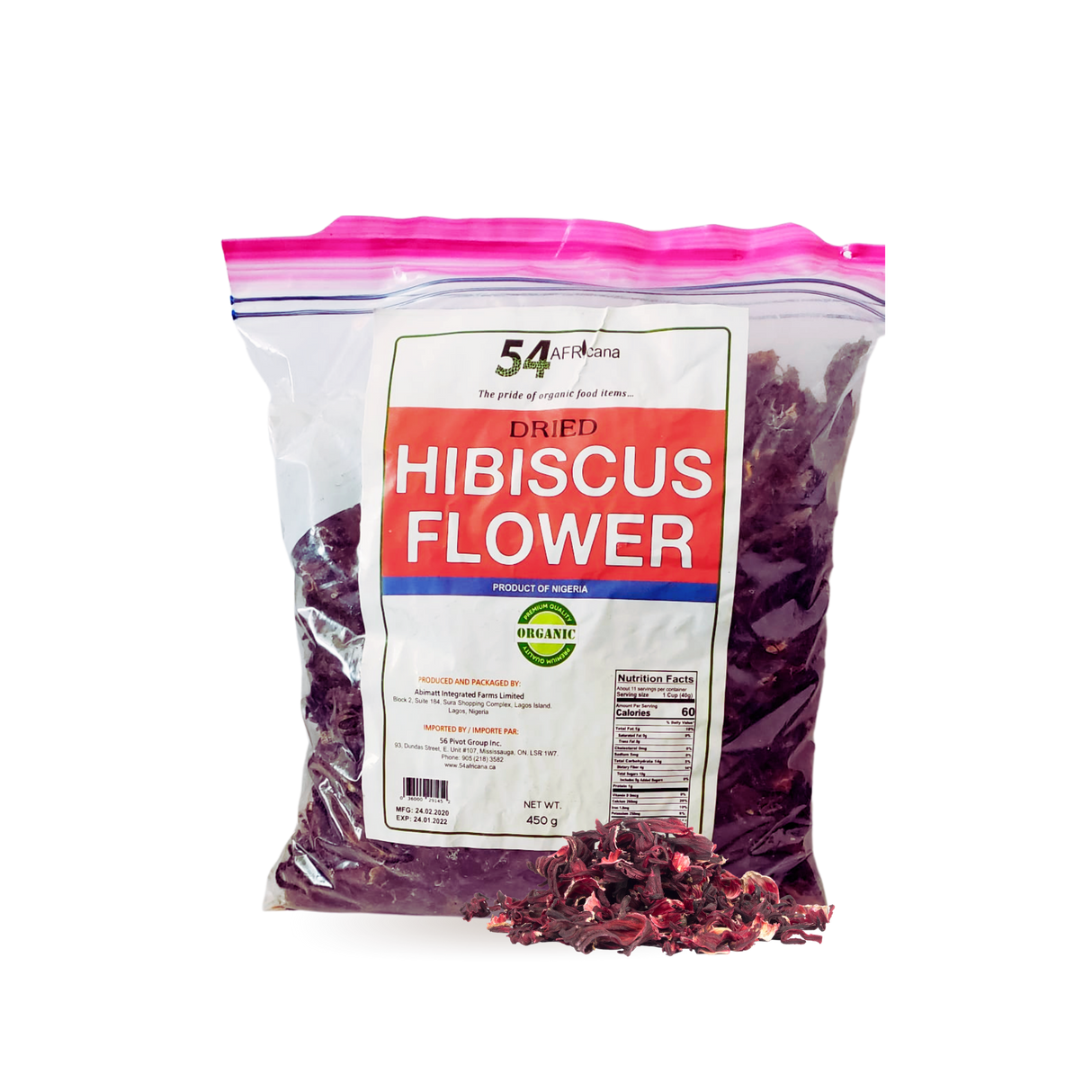 Zobo Flowers (Dried Hibiscus Flowers)