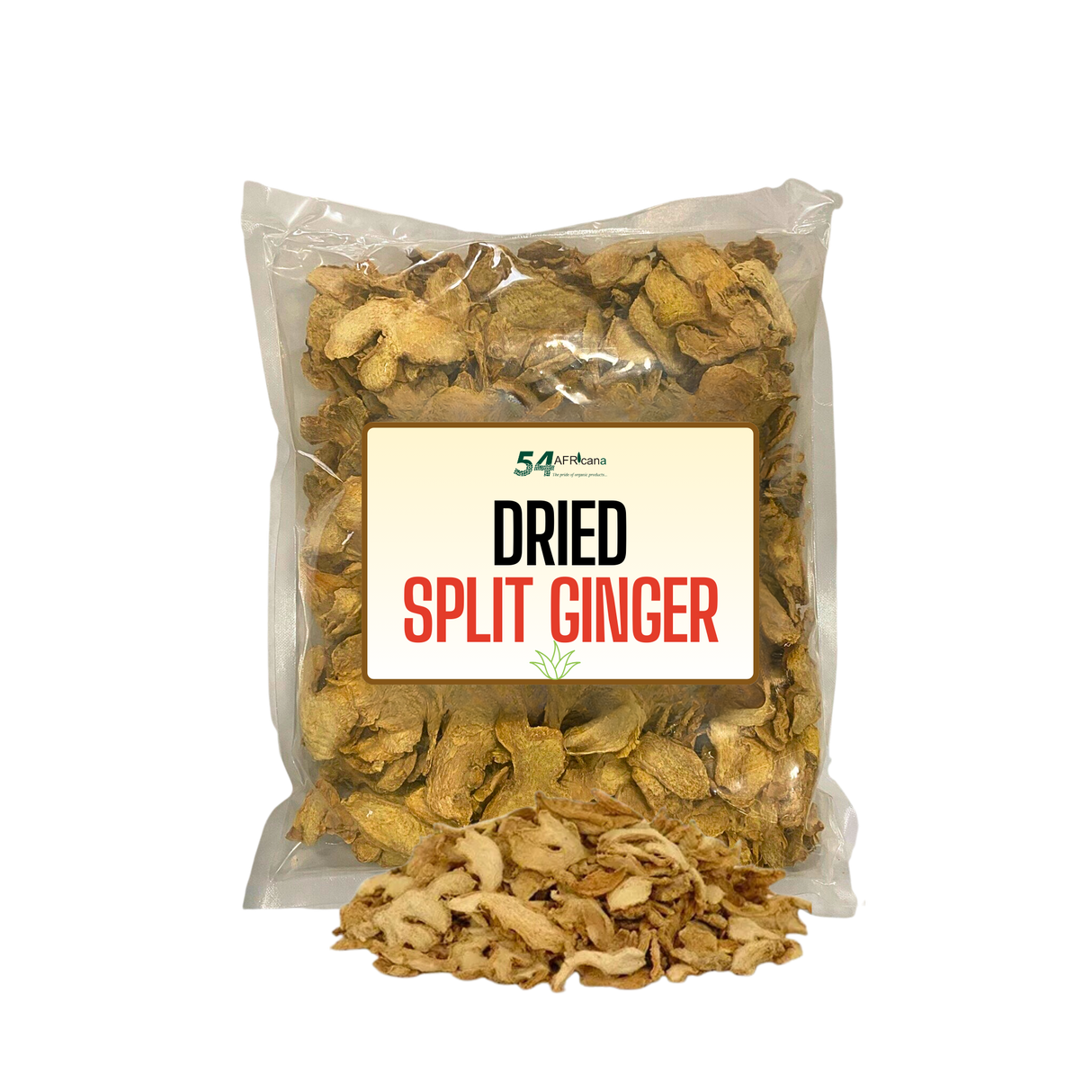 Dried Split Ginger (100% Organic)